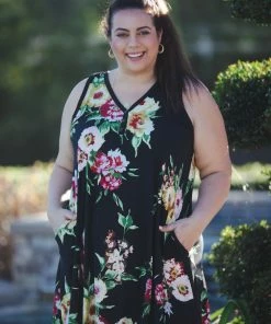 Boutique Simplified Breath Of Fresh Air Sleeveless Dress