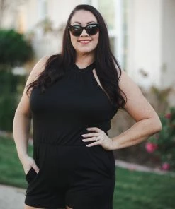 Boutique Simplified 3X Knot Your Average Romper