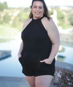 Boutique Simplified 3X Knot Your Average Romper