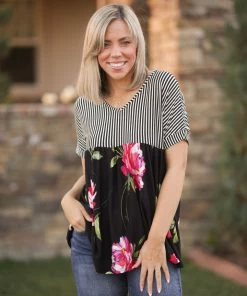 Boutique Simplified Pure Love Colorblock Babydoll