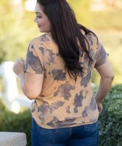 Boutique Simplified Chocolate Chip Joy Ruched Back Dolman 7 Boutique Simplified Chocolate Chip Joy Ruched Back Dolman