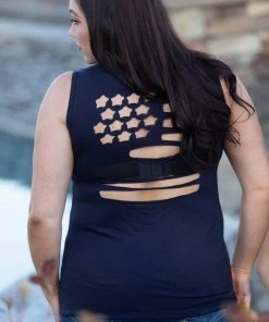 Boutique Simplified Oh Say Can You See Sleeveless Top 10 Boutique Simplified Oh Say Can You See Sleeveless Top