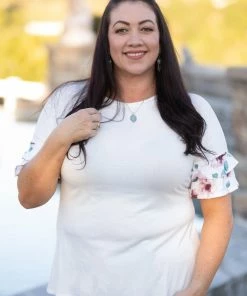 Boutique Simplified Confide In Me Ruffle Sleeve