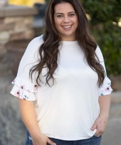 Boutique Simplified Confide In Me Ruffle Sleeve