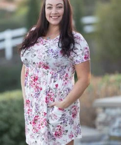 Boutique Simplified Sweet Symphony Of Roses Dress