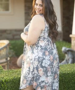 Boutique Simplified 3X Vintage Floral Babydoll Dress 7 Boutique Simplified 3X Vintage Floral Babydoll Dress