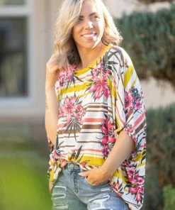 Boutique Simplified Aloha Sunsets Tunic