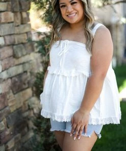 Boutique Simplified Closer To You Tiered Top