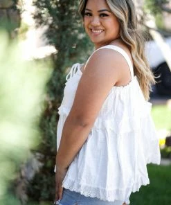 Boutique Simplified Closer To You Tiered Top