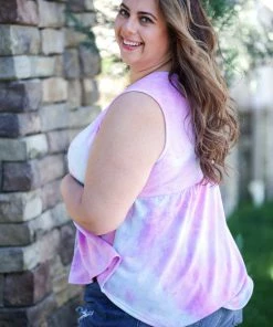 Boutique Simplified Peace, Love & Cotton Candy Babydoll