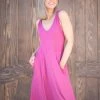 Boutique Simplified Feel Your Touch Magenta Dress