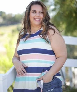 Boutique Simplified California Girl Sleeveless Top