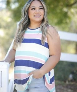 Boutique Simplified California Girl Sleeveless Top