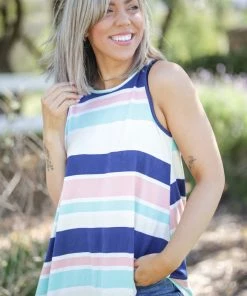 Boutique Simplified California Girl Sleeveless Top