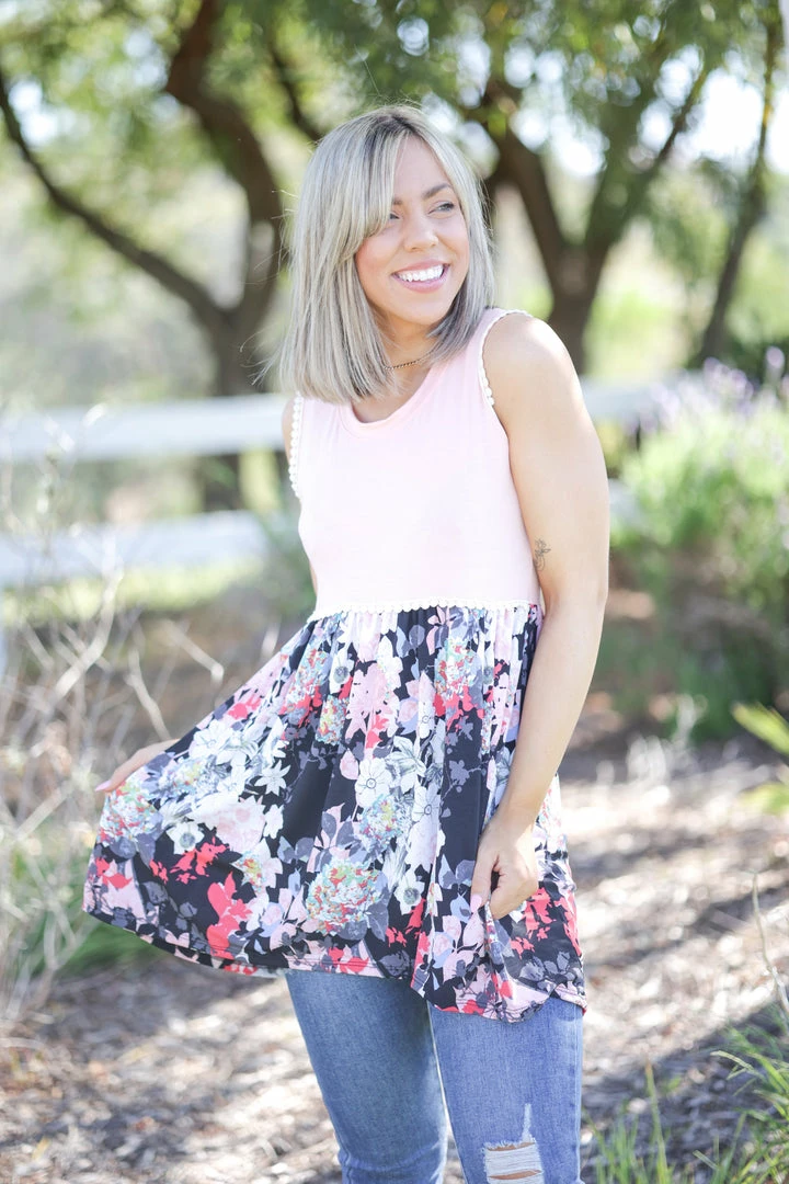 Boutique Simplified Peach Daiquiri Tunic Apparel 1 Boutique Simplified Peach Daiquiri Tunic Apparel