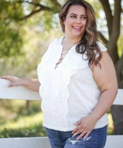 Boutique Simplified Addicted To You Eyelet Lace Top 3X 8 Boutique Simplified Addicted To You Eyelet Lace Top 3X