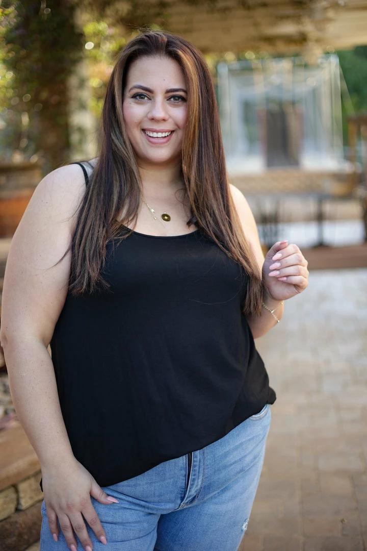 Boutique Simplified Blacked Out Cami Tank 2 Boutique Simplified Blacked Out Cami Tank