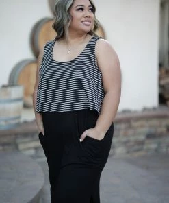 Boutique Simplified Unleash Your Beauty - Striped Maxi 3X