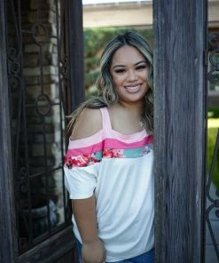 Boutique Simplified Island Girl Off The Shoulder Top