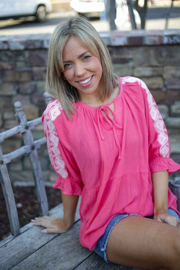 Boutique Simplified Enchanted 3/4 Sleeve 4 Boutique Simplified Enchanted 3/4 Sleeve