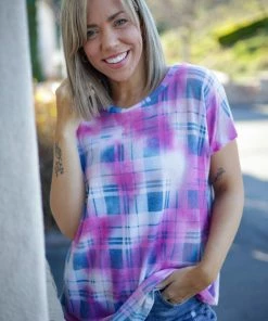 Boutique Simplified Country Chic Short Sleeve Top