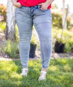 Boutique Simplified Denim Sands Of Time Judy Blue Skinnies 9 Boutique Simplified Denim Sands Of Time Judy Blue Skinnies