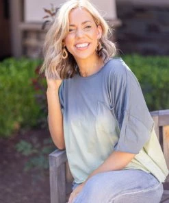 Boutique Simplified Apparel Mint Chocolate Chip Short Sleeve