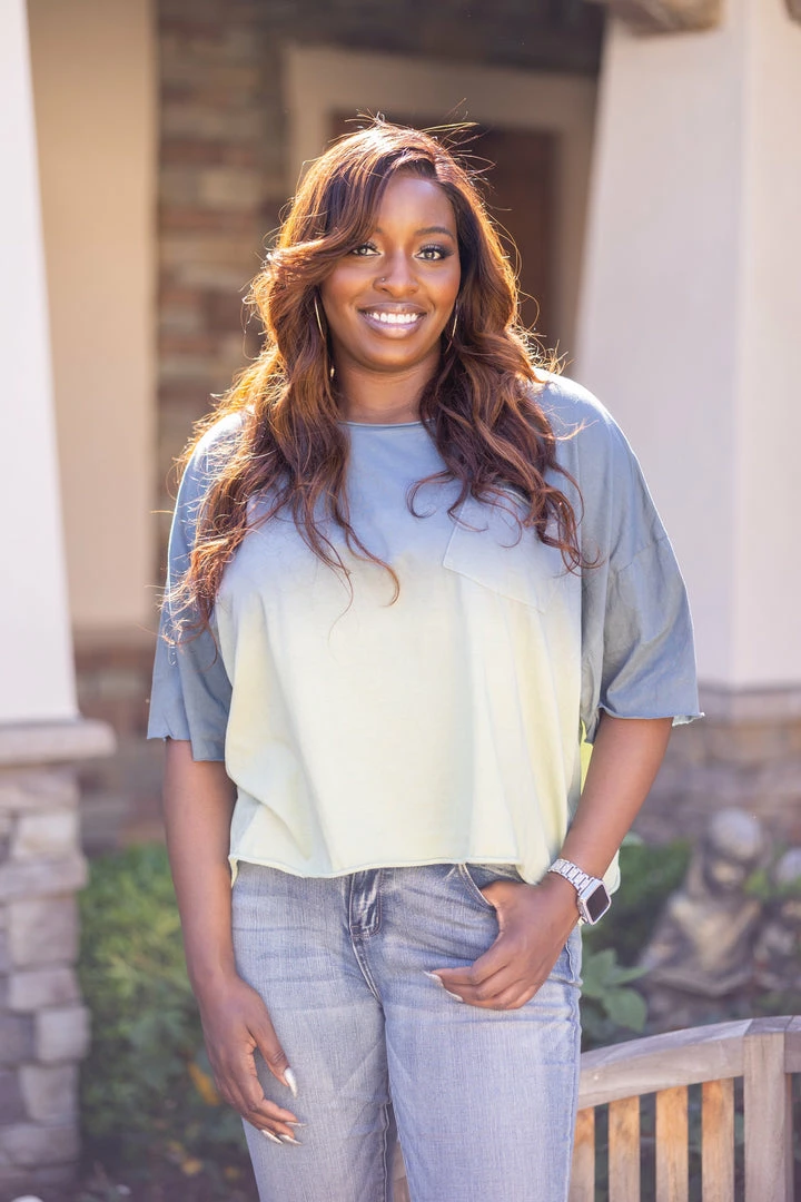 Boutique Simplified Apparel Mint Chocolate Chip Short Sleeve 1 Boutique Simplified Apparel Mint Chocolate Chip Short Sleeve