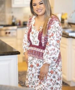 Boutique Simplified Apparel Boho Beauty - Dress