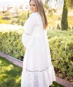 Boutique Simplified Go Your Own Way Eyelet Cardigan