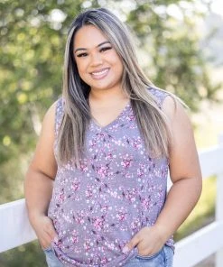 Boutique Simplified Nurtured By Nature Sleeveless Top Apparel