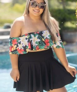 Boutique Simplified Lily Of The Valley 2-piece Swimsuit