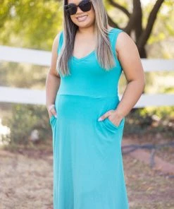 Boutique Simplified Feel Your Touch Teal Dress Apparel 8 Boutique Simplified Feel Your Touch Teal Dress Apparel