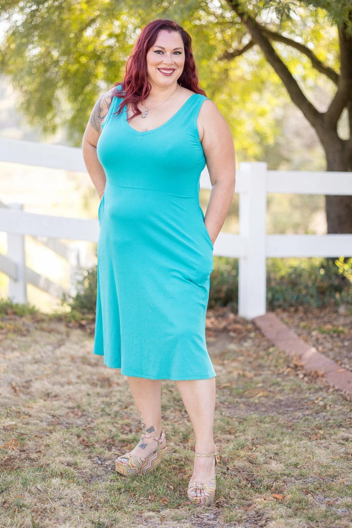 Boutique Simplified Feel Your Touch Teal Dress Apparel 5 Boutique Simplified Feel Your Touch Teal Dress Apparel
