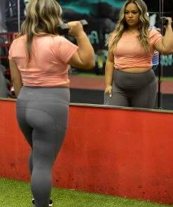 Boutique Simplified Apparel Havin' Fun Crop Top - Coral