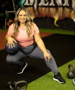 Boutique Simplified Apparel Havin' Fun Crop Top - Coral