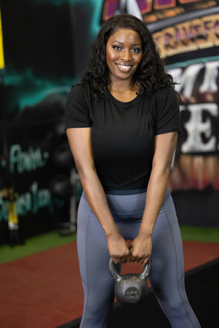 Boutique Simplified Havin' Fun Crop Top - Black 1 Boutique Simplified Havin' Fun Crop Top - Black