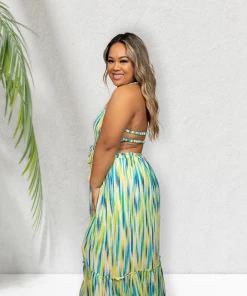 Boutique Simplified Caribbean Vibes Maxi Apparel