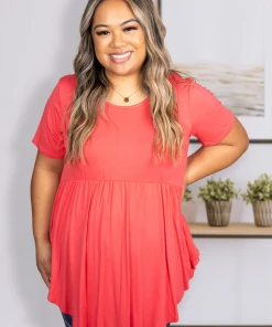 Boutique Simplified Be My Baby-Doll In Coral 8 Boutique Simplified Be My Baby-Doll In Coral
