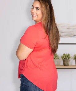 Boutique Simplified Be My Baby-Doll In Coral 11 Boutique Simplified Be My Baby-Doll In Coral