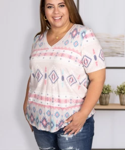 Boutique Simplified Southwestern Charm Short Sleeve