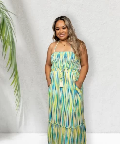Boutique Simplified Caribbean Vibes Maxi Apparel