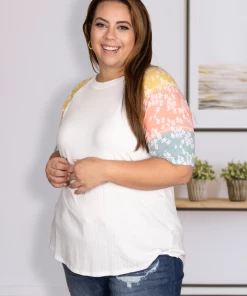 Boutique Simplified Fresh As A Daisy Raglan