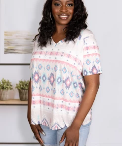 Boutique Simplified Southwestern Charm Short Sleeve