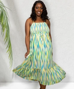 Boutique Simplified Caribbean Vibes Maxi Apparel
