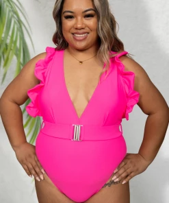 Boutique Simplified Pool Party Swimsuit