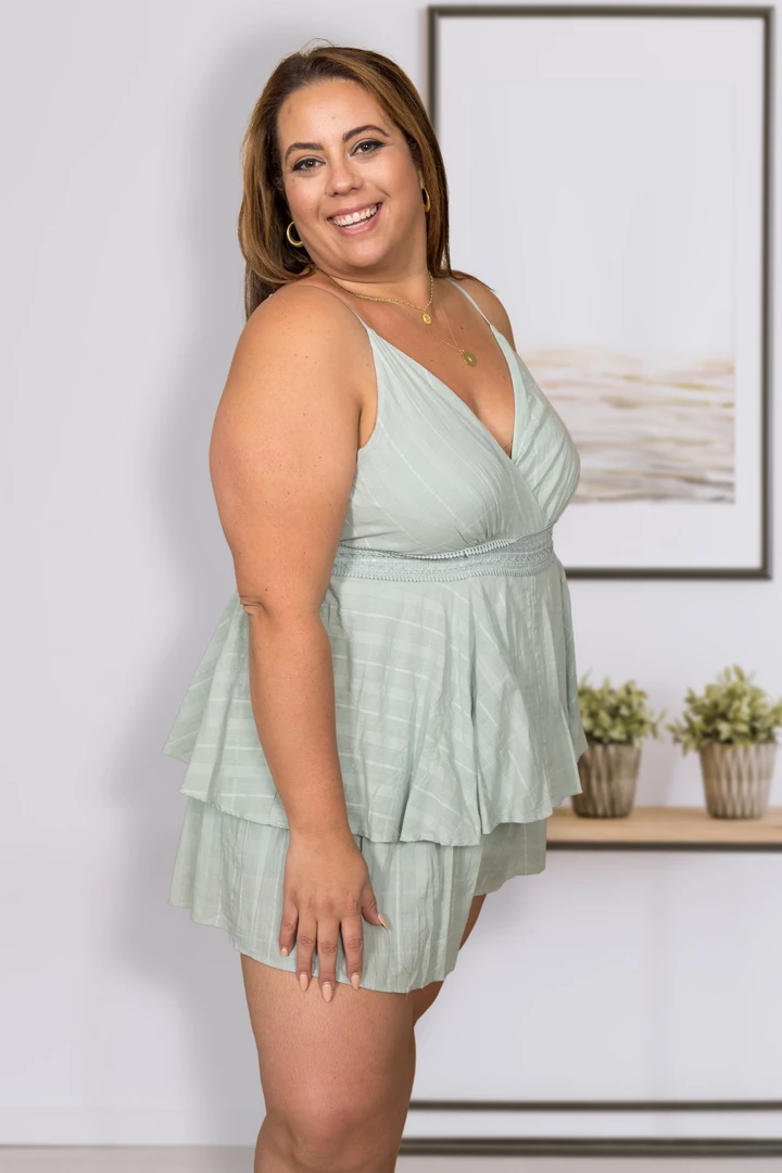 Boutique Simplified All Frills & Flare Romper 2 Boutique Simplified All Frills & Flare Romper