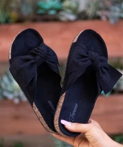 Boutique Simplified My Black Suede Shoes Apparel