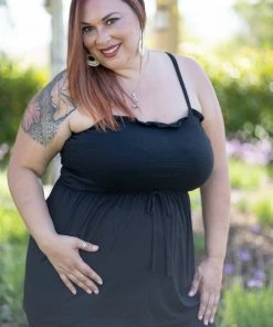 Boutique Simplified Apparel Basically Perfect Smocked Tank