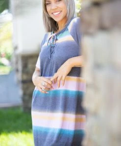 Boutique Simplified Apparel California Girl Pullover Dress